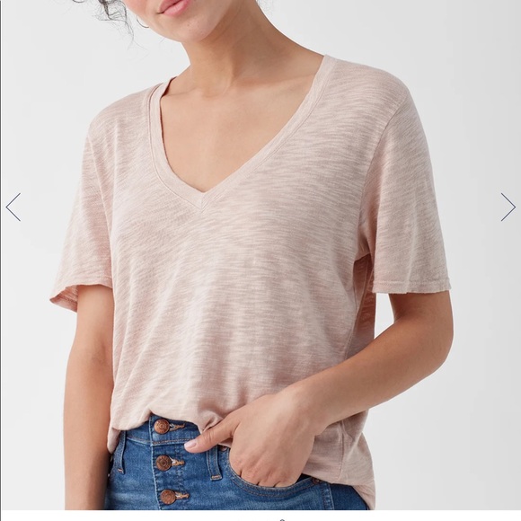 Splendid Everly Slub V-Neck Tee - Picture 1 of 9